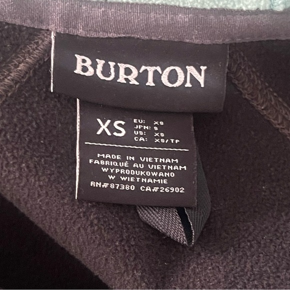 Burton | The Technical Zip Up XS Hiking Outdoors Camping Skiing Snowboarding - Picture 7 of 9